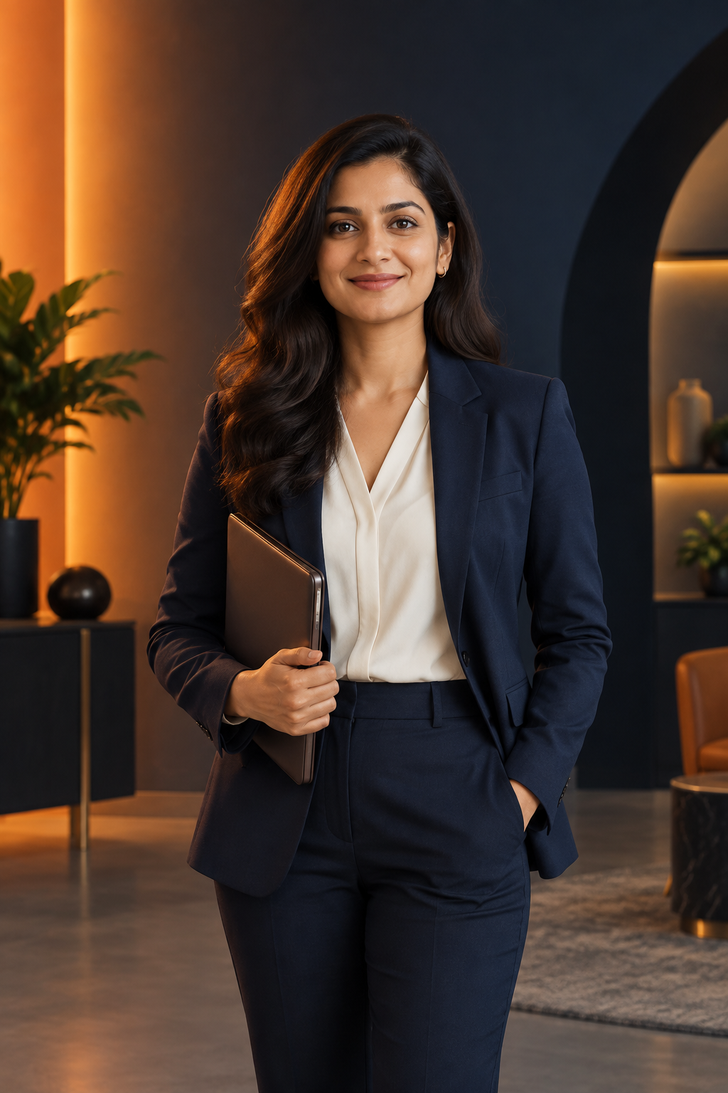 Indian entrepreneur representing brand ownership